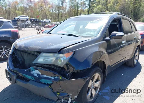 2009 Acura Mdx Sport Package из США, поврежденный, VIN 2HNYD28729H502130